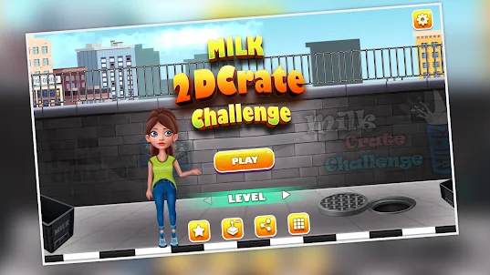 Milk Crate Challenge 2D game