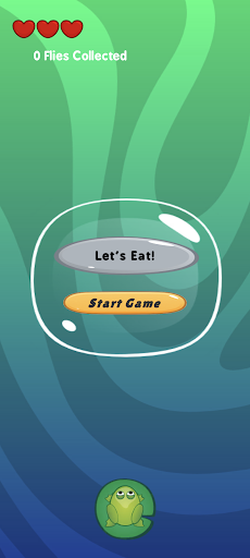 Android application Frog Eat Fly screenshort