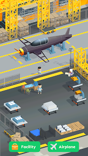 AirPlane Idle Construct MOD APK 2023 (Unlimited Money) Free For Android 4