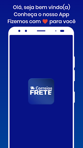 Android application Calcular Frete Correios screenshort