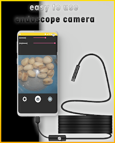 Cámara Endoscopio Flexible para Android 1 Metro Redlemon Boroscopio USB-OTG  Impermeable. Negro