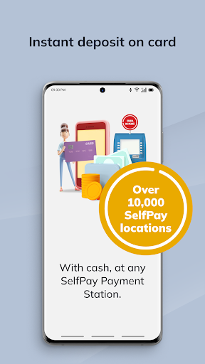 Android application SelfPay Now screenshort