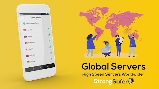 Strong Safer VPN - Free Unlimited, Fast and Secure