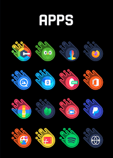 Meteoroid - Icon Pack Captură de ecran