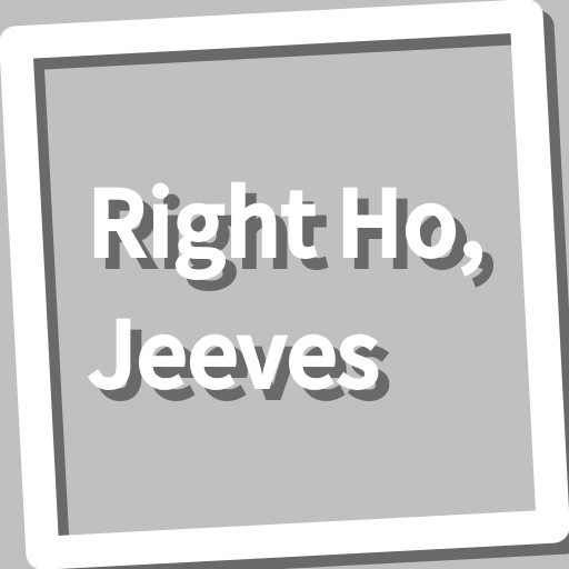Book, Right Ho, Jeeves logo