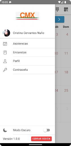 Android application Colaborador CMX screenshort