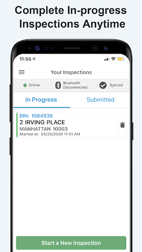 Android application Gas Piping Inspections screenshort