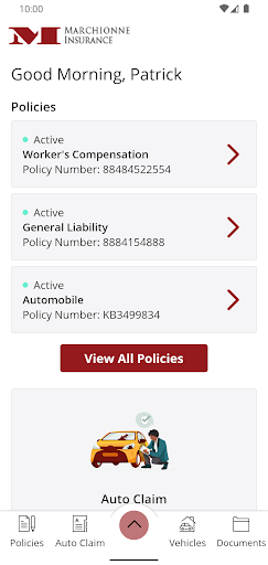 Marchionne Insurance Screen 2