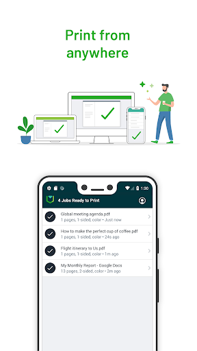 Android application PaperCut Pocket screenshort