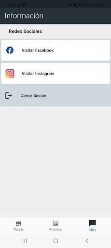 Android application Chispos screenshort