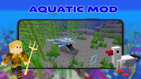 Aquatic Mod For Minecraft PE