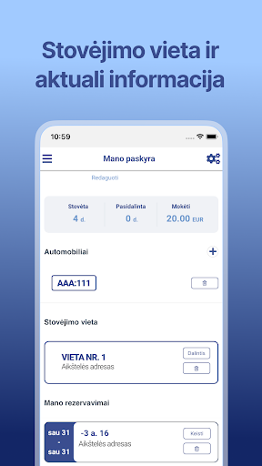 Android application P-Spacer screenshort