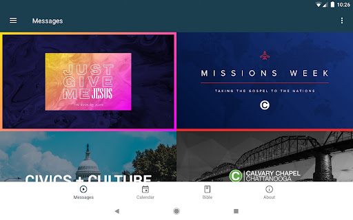 Screenshot of Calvary Chapel Chattanooga
