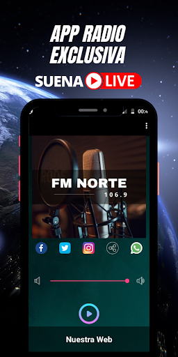 Android application FM Norte 106.9 screenshort