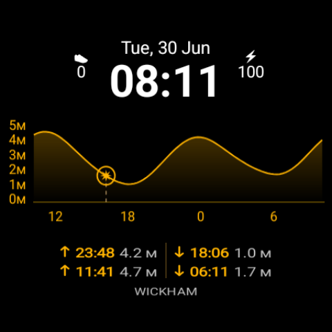Tide Watch Face screenshot 4