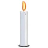 Candle battery widget icon