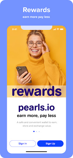 Android application pearls.io screenshort