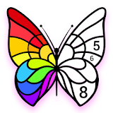 Color by Number, Paint Art - Star Coloring Pages icon
