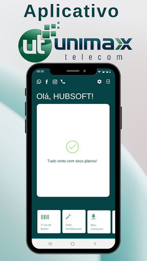 Android application UNIMAX TELECOM screenshort