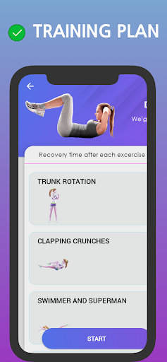 Lose Weight App for Women ABS