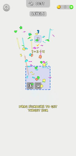 Android application Sum Blocks! screenshort