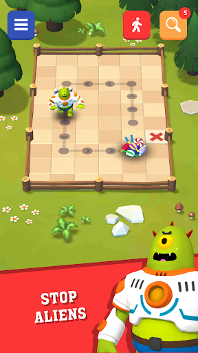 Aliens away! Brainteaser game Screen 3