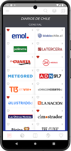 Android application Diarios de Chile - Periodicos screenshort