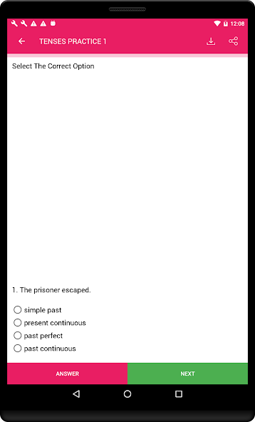 English Tenses Book screenshot