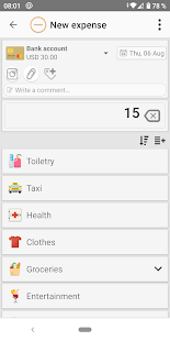 Money Manager: Expense tracker Bildschirmfoto