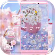 Sakura Flower Theme Wallpaper  Icon