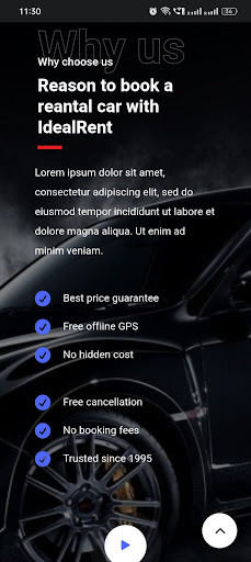 6th Gear Car lease Screen 3
