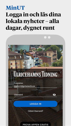 Android application MinUT screenshort