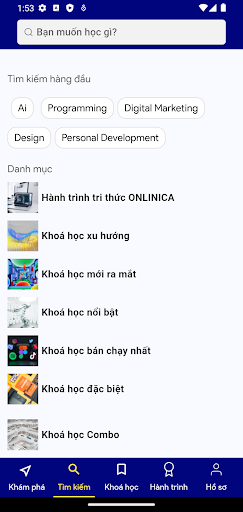 ONLINICA Screen 2