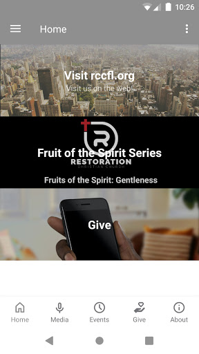 Android application RCC French Lick screenshort