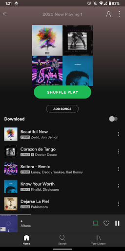 Now Playing to Spotify Screenshot 3 - AppWisp.com