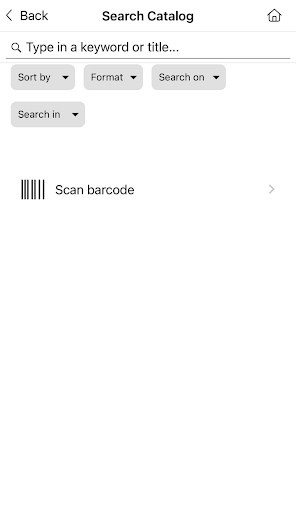 Plymouth Public Library App Screen 2