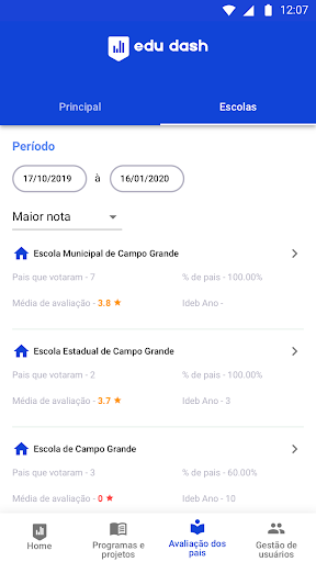 Edudash - Secretaria