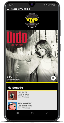 Android application Radio VIVO 102.3 screenshort