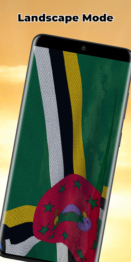 Dominica Flag Live Wallpaper Screen 3