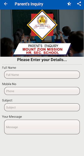 Mount Zion Mission School Screen 3