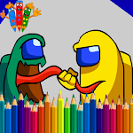 Cover Image of 下载 Coloring Book Impostor Art 1.0.2 APK