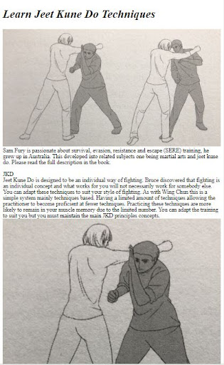 Jeet Kune Do Training Tips Screenshot 1 - AppWisp.com