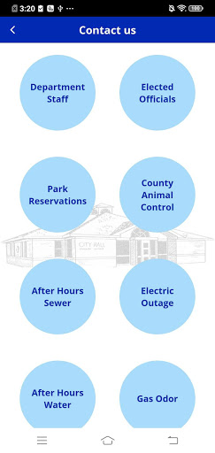 Android application Fairbury 311 screenshort
