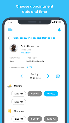 Telemedicine App - Confy Screen 3