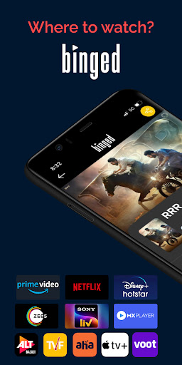 Android application Binged screenshort