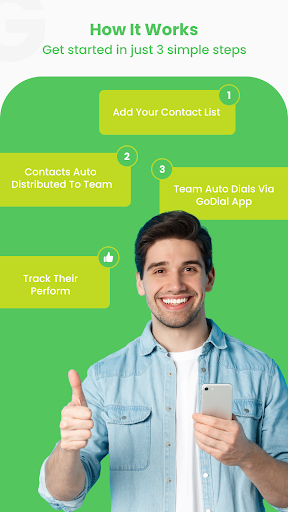 Screenshot of GoDial Enterprise CRM for Team