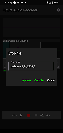 Future Audio Recorder Screenshot 3 - AppWisp.com