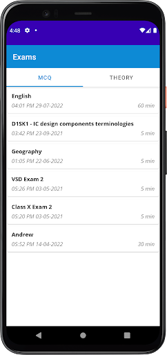 EasyLearn Student Edition Screen 3
