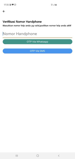 AXXESINDO - Pulsa/Data, PPOB Screen 2