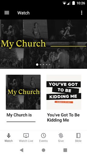 Android application First Church Fayetteville screenshort